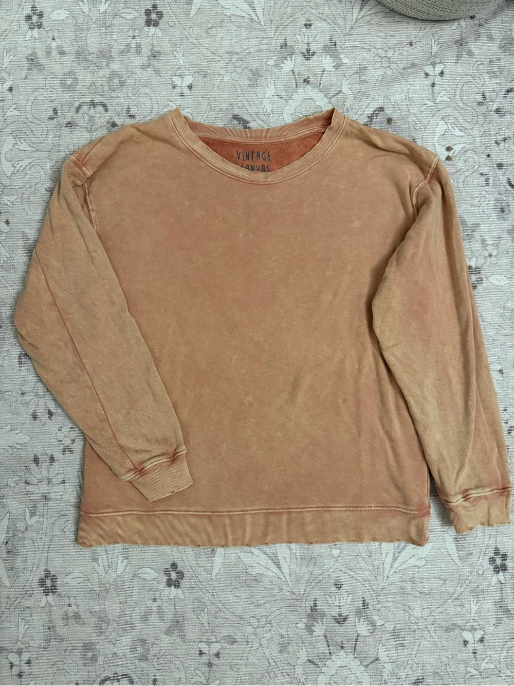 Vintage Canvas burnt orange Crewneck Sweatshirt